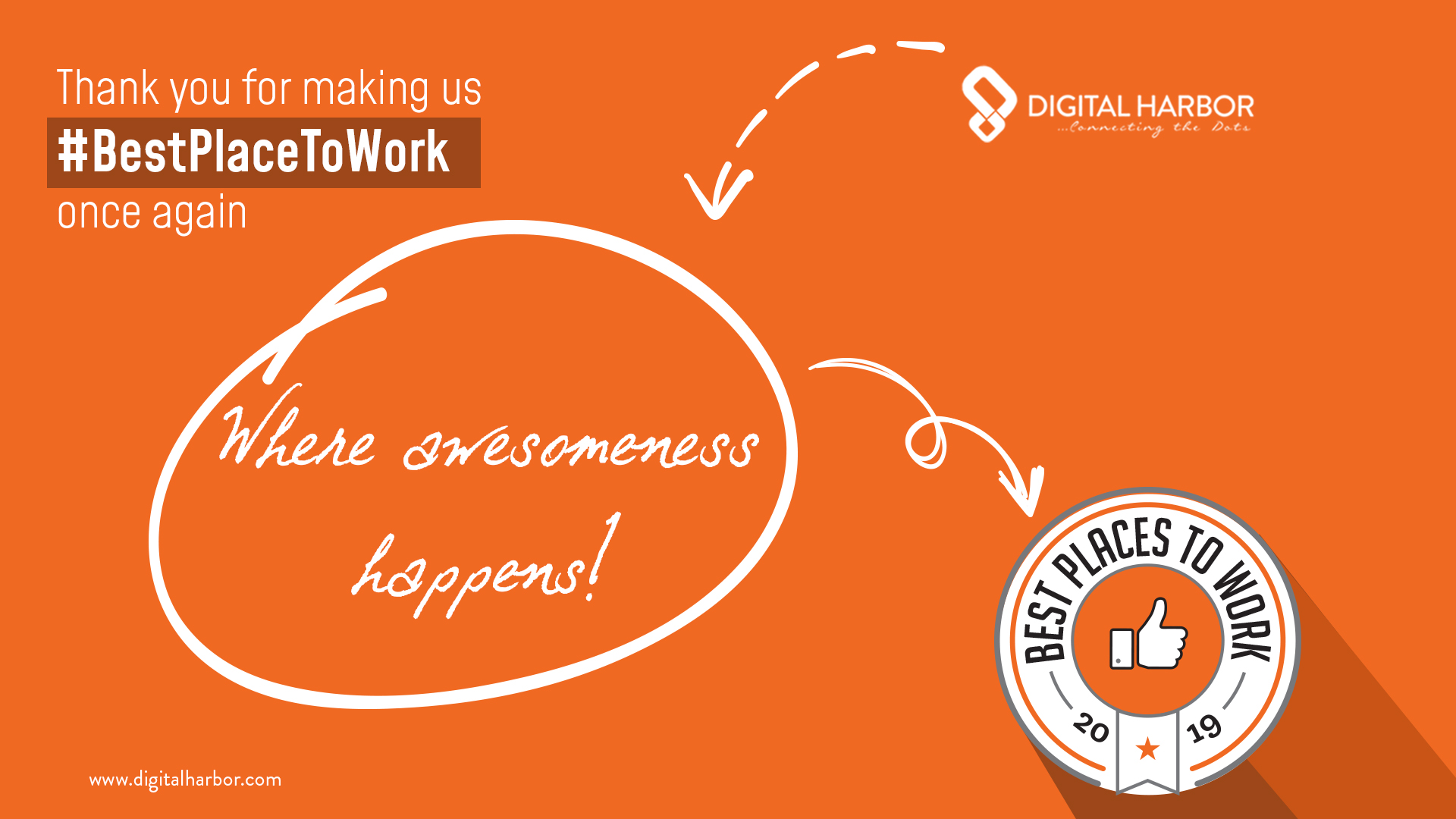 Digital Harbor wins second consecutive “Best Place to Work” Digital Harbor